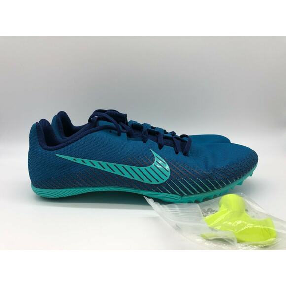 Nike Zoom Rival M9 Track Field Spikes Men Blue AH1020-300 Size US 13🛒 - Picture 1 of 12